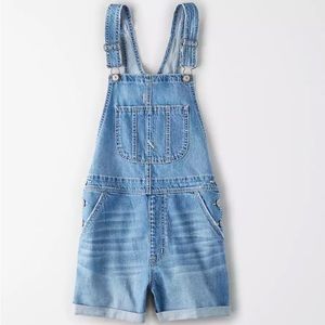 american eagle tom girl overalls